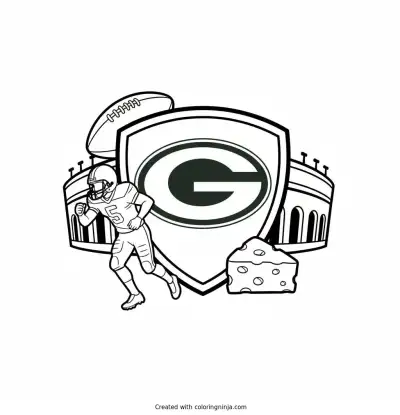 Packers Coloring Page