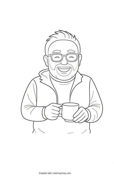 A coloring page of Photo to coloring page