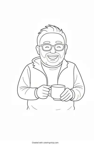 A coloring page of Photo to coloring page