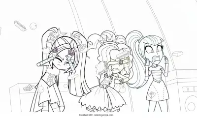 A coloring page of Photo to coloring page