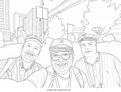 A coloring page of Photo to coloring page