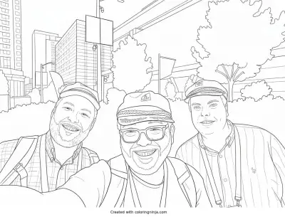 Photo to Coloring Page