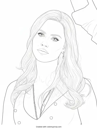 Rebekah Mikaelson Coloring Page