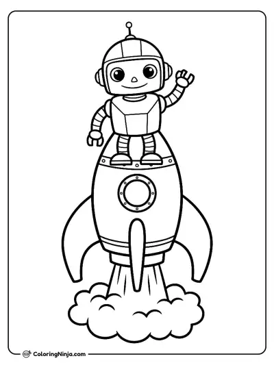 Playful Forest Animals Coloring Page
