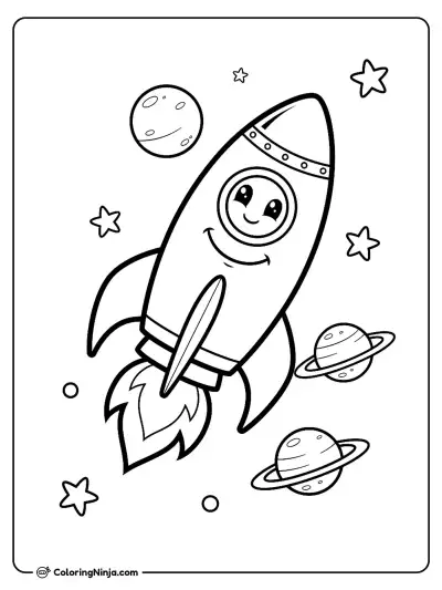Fun Picture For Kids Coloring Page