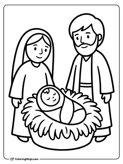 María, José y el Niño Jesús