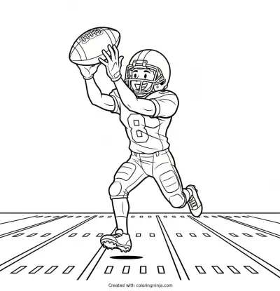 Big Winning Catch Coloring Page