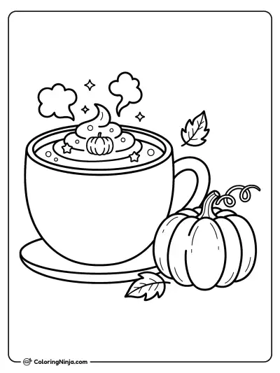 Café Latte de Calabaza y Especias