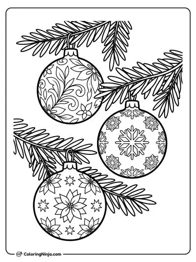 Esferas Navideñas de Cristal Detalladas