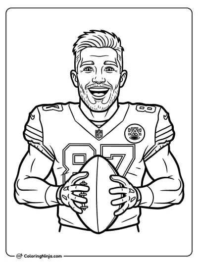 Travis Kelce Héroe de Dibujos Animados