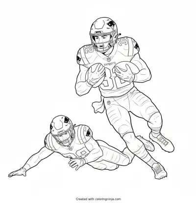 TreVeyon Henderson Breaking Free Coloring Page