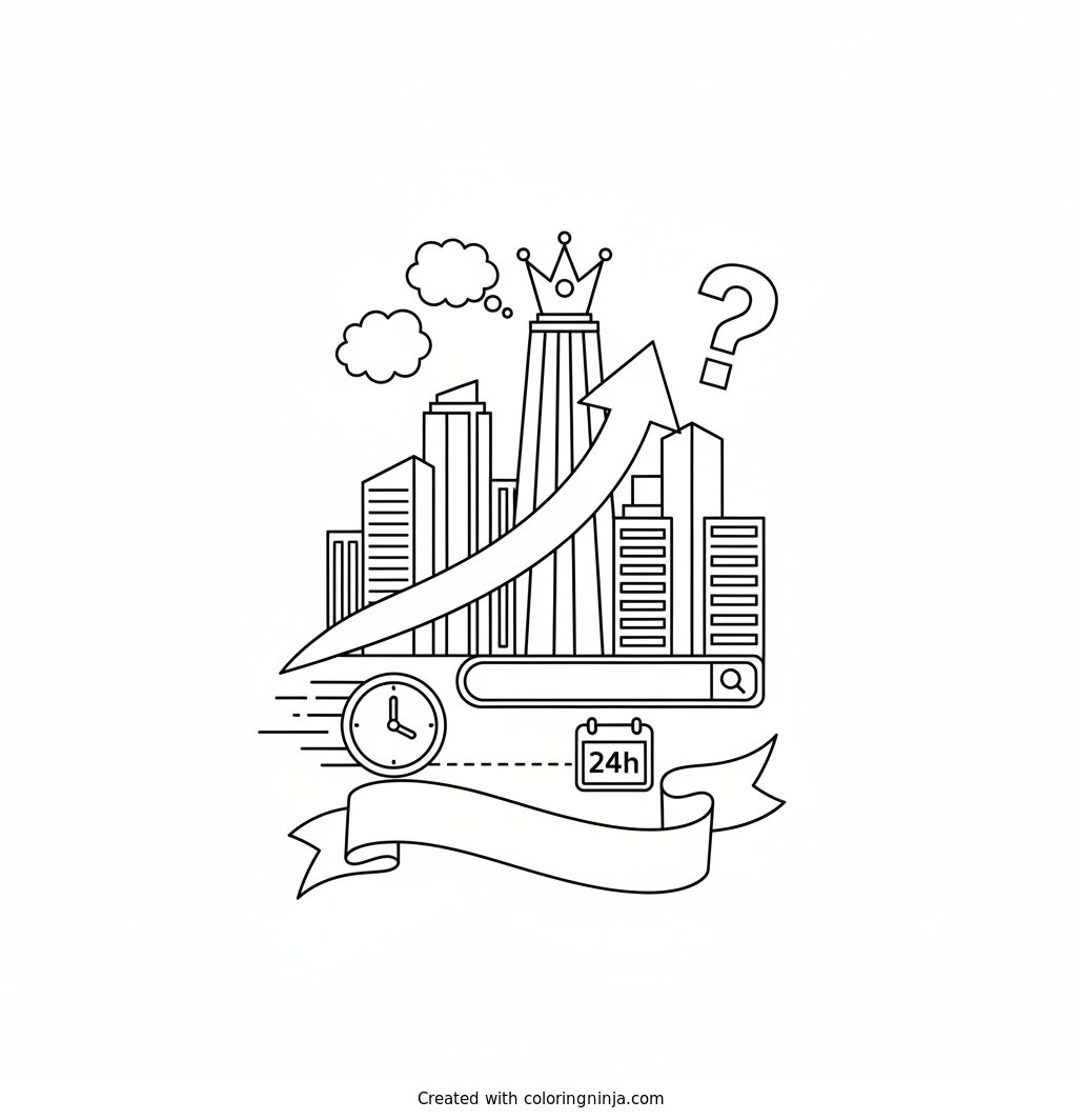 Coloring page of We help brands show up at the top of search results within 24 hours - no long wait or heavy setup.
Can I walk you through it?